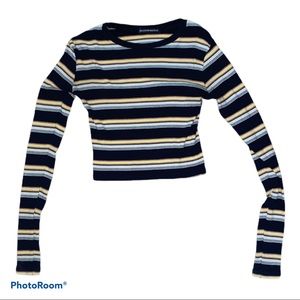 Stripped lightly worn brandy Melville long sleeve